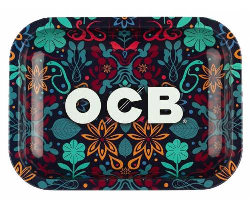 OCB Rolling Tray Δίσκος Aqua με Καπάκι - Mini (19x14cm) - Τιμή: 7,90€