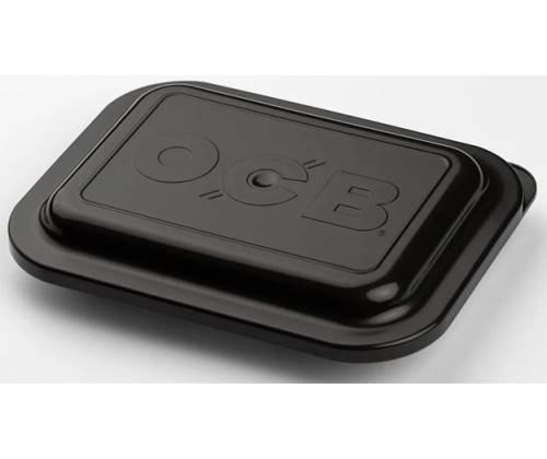 OCB Rolling Tray Δίσκος Black με Καπάκι - Mini (19x14cm) - Τιμή: 7,90€