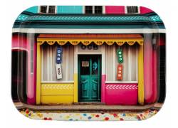 OCB Rolling Tray Δίσκος Blue με Καπάκι - Mini (19x14cm)