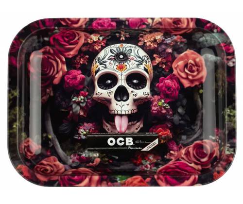 OCB Rolling Tray Tray Pink with Lid - Mini (19x14cm) -  Price: 7,90€