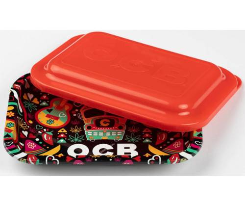 OCB Rolling Tray Δίσκος με Καπάκι Red - Mini (19x14cm) - Τιμή: 7,90€