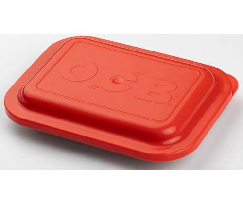 OCB Rolling Tray Δίσκος με Καπάκι Red - Mini (19x14cm) - Τιμή: 7,90€