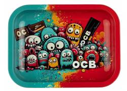 OCB Rolling Tray Δίσκος Yellow με Καπάκι - Mini (19x14cm)