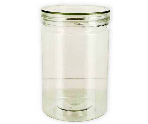 Plastic Storage Container with Screw Lid 100x65mm – Transparent 250ml -  Price: 1,60€