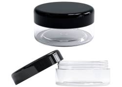 Πλαστικό Βάζο Smellproof Jar Διάφανο με Βιδωτό Καπάκι 30mm - Κλείνει Αεροστεγώς