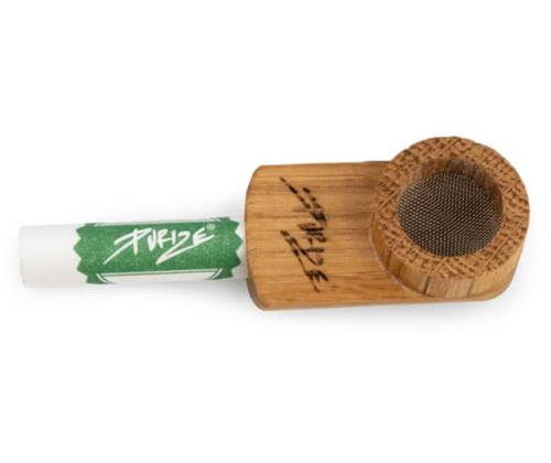 Purize Ξύλινη Πίπα Hemp Καφέ Mini με Αντάπτορα - 5,5cm - Τιμή: 15,50€