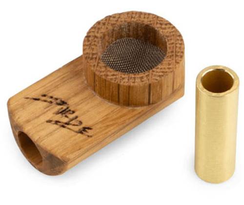 Purize Ξύλινη Πίπα Hemp Καφέ Mini με Αντάπτορα - 5,5cm - Τιμή: 15,50€