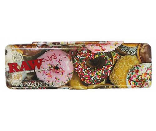 RAW Metal Tin Θήκη για Χαρτάκια KS - Donuts - Τιμή: 2,00€