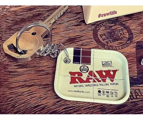 Raw Keychain Miniature Tray Μεταλλικό Μπρελόκ 4.5x3.5cm -  Price: 2,50€