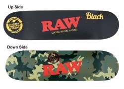 Raw Σανίδα Skateboard - Camo & Black
