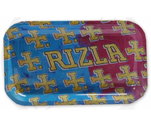 Rizla Rolling Tray Δίσκος Small Metal Multicolor (17.5x27.5cm) - Τιμή: 4,50€