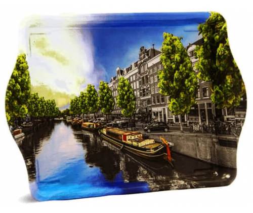 Rolling Tray Δίσκος «Amsterdam Canals» Mini (21x15cm) - Τιμή: 5,80€
