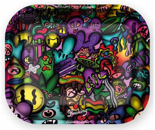 Smoking Rolling Tray Δίσκος Large - Rampage Fans (34x28cm) - Τιμή: 14,90€