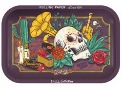 Smoking Rolling Tray Δίσκος Small - Skull Mexico Lindo (28x18cm)