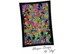 Κρεμαστή Κουβέρτα Πανό Τοίχου Wall Tapestry - Mushroom Design 200x150cm