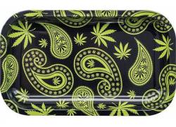  Rolling Tray Δίσκος Paisley Weed - Small (16x27cm)