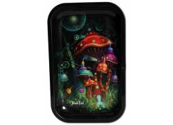 Black Leaf Rolling Tray Δίσκος Mushroom Small (17x27cm)