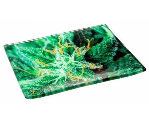 V-Syndicate Γυάλινος Rolling Tray Δίσκος - AK47 - Mini (16x12cm) - Τιμή: 10,50€