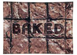 V-Syndicate Γυάλινος Rolling Tray Δίσκος - Brownies - Mini (16x12cm)