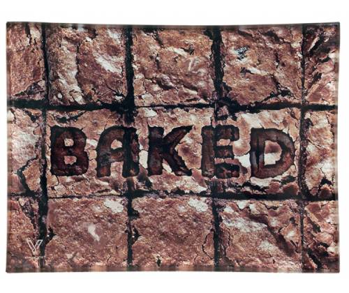 V-Syndicate Γυάλινος Rolling Tray Δίσκος - Brownies - Mini (16x12cm) - Τιμή: 10,50€