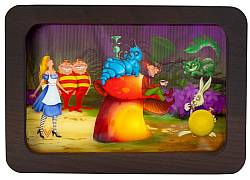 V-Syndicate Rolling Tray Ξύλινος Δίσκος Alice Mushroom 3D - Medium (30x18cm)