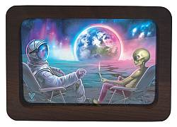 V-Syndicate Rolling Tray Ξύλινος Δίσκος Blunt Orbit 3D - Medium (30x18cm)