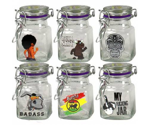 Γυάλινο Βάζο Juicy Jar Clear 280ml Large - Αεροστεγές Κλείσιμο - Τιμή: 3,30€