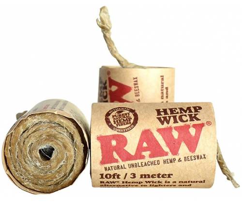 RAW Hemp Wick Φυτίλι - 3 Μέτρα - Τιμή: 1,00€