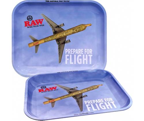 Raw Rolling Tray «Prepare for Flight» Medium (27x33cm) -  Price: 10,90€