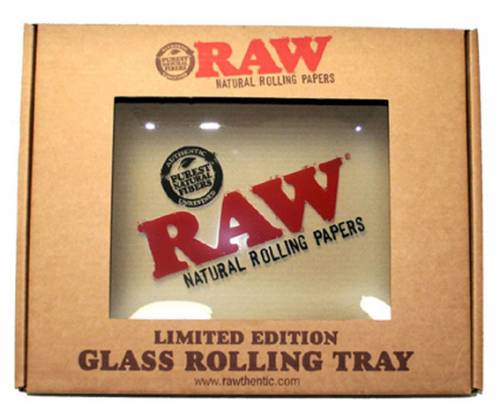 Raw Glass Rolling Tray - Limited Edition - Large (28x36cm) -  Price: 28,50€