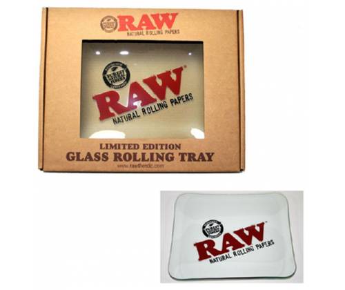 Raw Glass Rolling Tray - Limited Edition - Large (28x36cm) -  Price: 28,50€