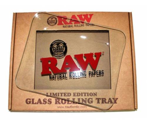 Raw Glass Rolling Tray - Limited Edition - Large (28x36cm) -  Price: 28,50€
