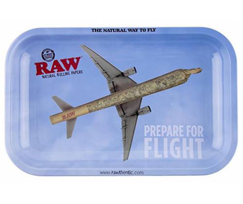 Raw Rolling Tray «Prepare for Flight» Small (17x27cm) -  Price: 7,50€