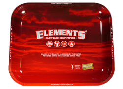 Elements Rolling Tray Δίσκος Red Large (27x33cm)