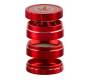 Amsterdam Grace Glass Aluminium Grinder Τρίφτης Κόκκινο 50mm - 4 Parts - Τιμή: 13,50€