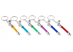 Μεταλλική Πίπα Μίνι Μπρελόκ Διάφορα Χρώματα - 7.5cm