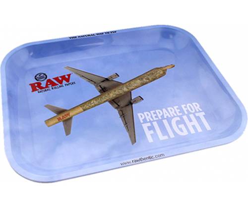 Raw Rolling Tray «Prepare for Flight» Medium (27x33cm) -  Price: 10,90€