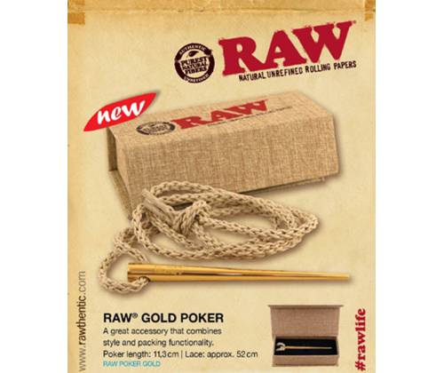 RAW Gold Poker - Εργαλείο Hemp για Κώνους - Τιμή: 11,85€