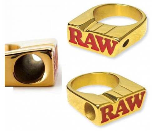 Δαχτυλίδι RAW - Gold Smoking Ring - Τιμή: 29,00€