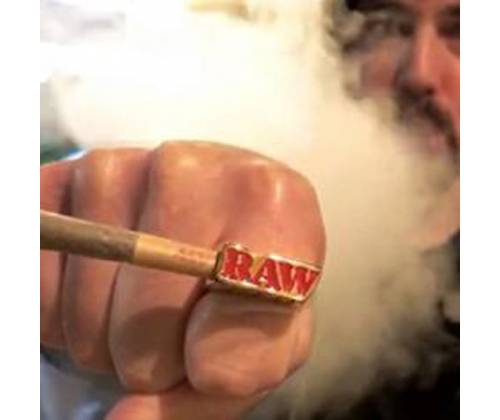 Δαχτυλίδι RAW - Gold Smoking Ring - Τιμή: 29,00€