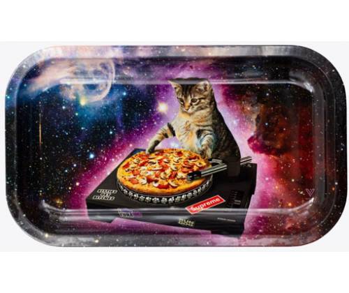 V-Syndicate Rolling Tray Δίσκος DJ Cat - Small (16x27cm) - Τιμή: 7,00€