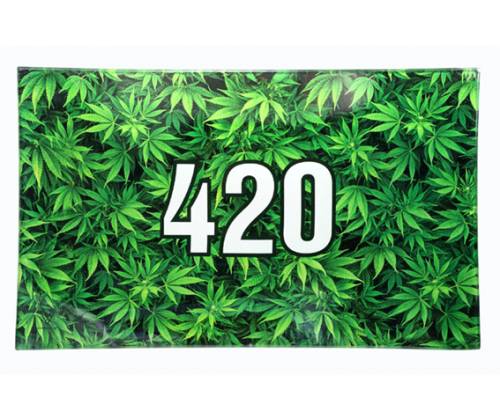 V-Syndicate Γυάλινος Rolling Tray Δίσκος - 420 Leaf - Large (26x16cm) - Τιμή: 24,50€