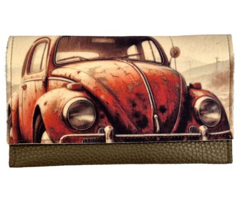 Καπνοθήκη 3cats Χειροποίητη Τεχνόδερμα - Σχέδιο VW Beetle - Τιμή: 15,50€