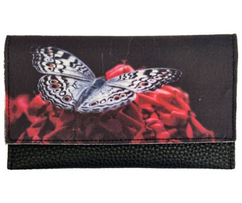 Καπνοθήκη 3cats Χειροποίητη Τεχνόδερμα - Σχέδιο Butterfly - Τιμή: 15,50€