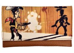 Καπνοθήκη 3cats Χειροποίητη Τεχνόδερμα - Σχέδιο Lucky Luke Gun