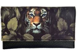 Καπνοθήκη 3cats Χειροποίητη Τεχνόδερμα - Σχέδιο Tiger