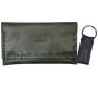 Tobacco Case 3cats Handmade Genuine Leather Olive Green - Keychain Gift - Price: 19,00€