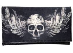 Καπνοθήκη 3cats Χειροποίητη Τεχνόδερμα - Σχέδιο Skull