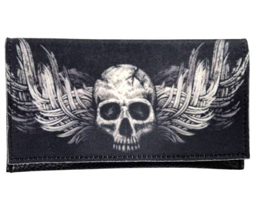 Καπνοθήκη 3cats Χειροποίητη Τεχνόδερμα - Σχέδιο Skull - Τιμή: 15,50€