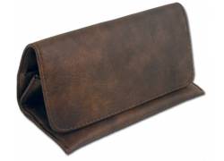 Καπνοθήκη Δερματίνη Καφέ - 30gr